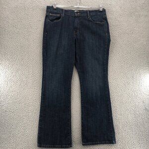 Levis Jeans Womens 14 Blue 515 Bootcut Dark Wash Denim Stretch Everyday Casual